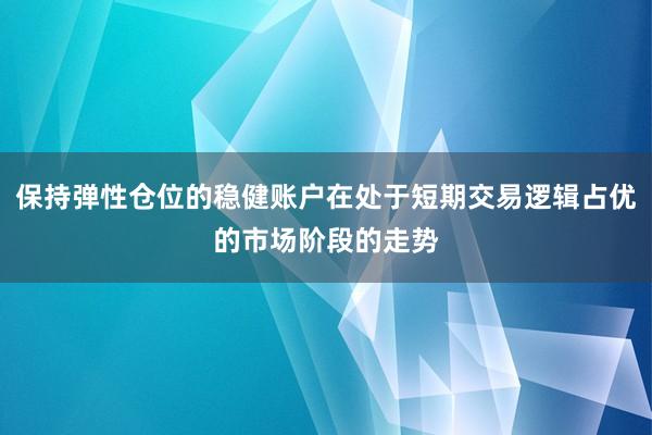保持弹性仓位的稳健账户在处于短期交易逻辑占优的市场阶段的走势